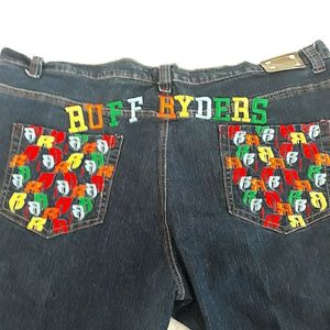 Ruff Ryders Jeans Embroidered Curvy Girl Colorful